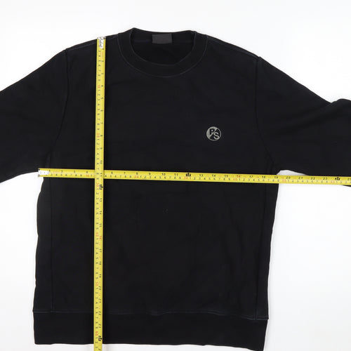 Paul Smith Men's Black Crew Neck Logo Sweatshirt Size M
