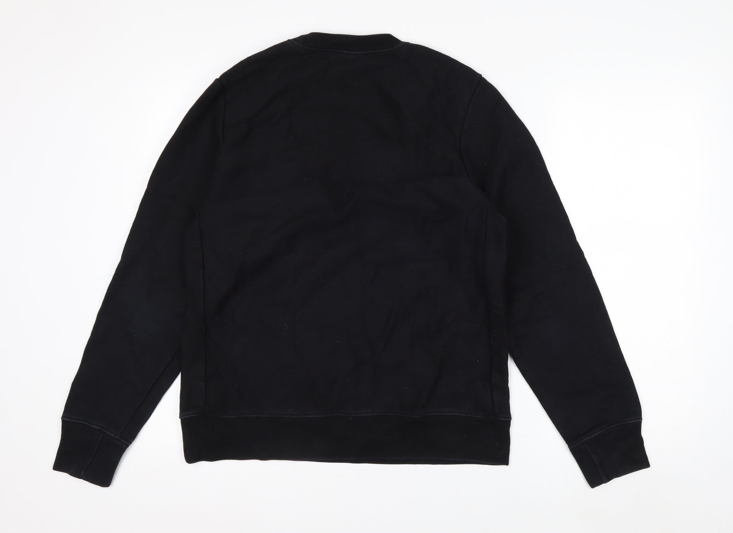 Paul Smith Men's Black Crew Neck Logo Sweatshirt Size M