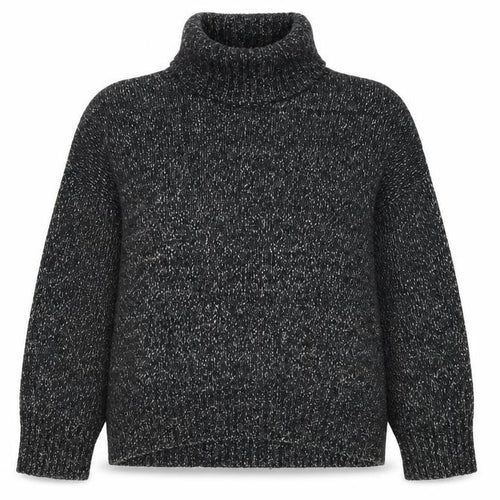 H&M Women’s Black Roll Neck Long Sleeve Wool Blend Jumper Size S