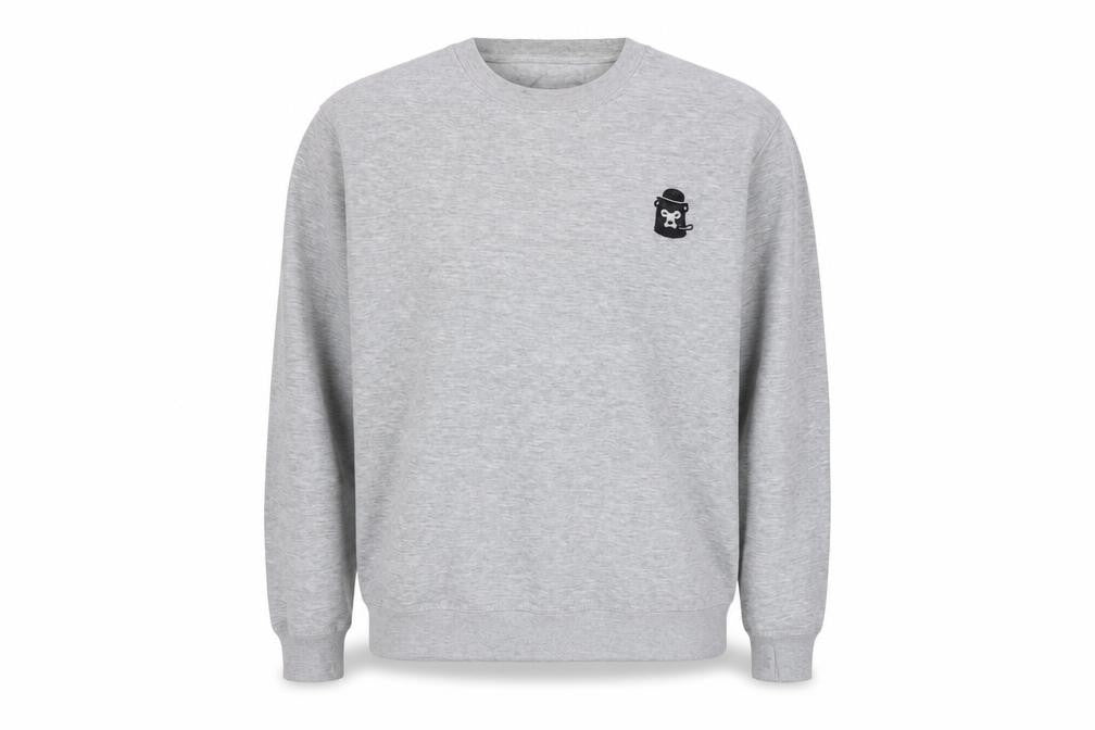 Brickbear Men's Grey Sweatshirt Medium Pullover Graphic Logo