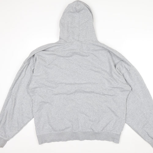 Gymshark Mens Grey 2XL Pullover Hoodie with Logo Drawstring
