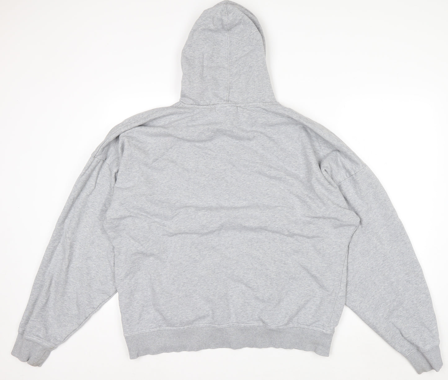 Gymshark Mens Grey 2XL Pullover Hoodie with Logo Drawstring