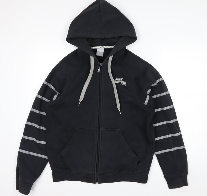 Nike Air Men's Black Full Zip Hoodie Size S Lined Fleece Sportswear