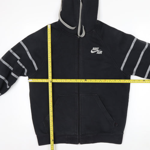 Nike Air Men's Black Full Zip Hoodie Size S Lined Fleece Sportswear