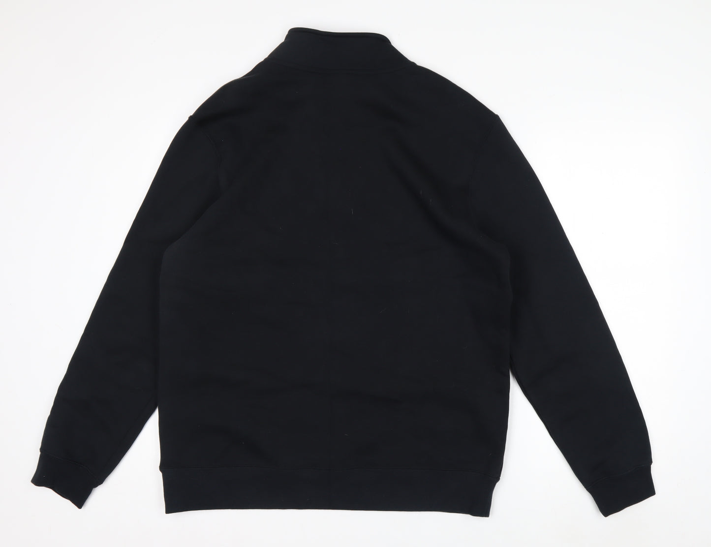 Nike Men's Black 1/2 Zip High Neck Sweatshirt Size L Regular Fit