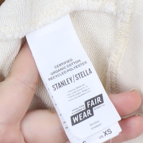Stanley/Stella Womens Beige Rest Day Pullover Sweatshirt XS