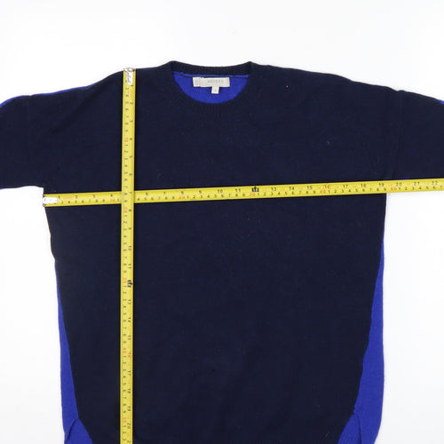 Hobbs Women’s Navy Blue Wool Cashmere Crew Neck Jumper XS