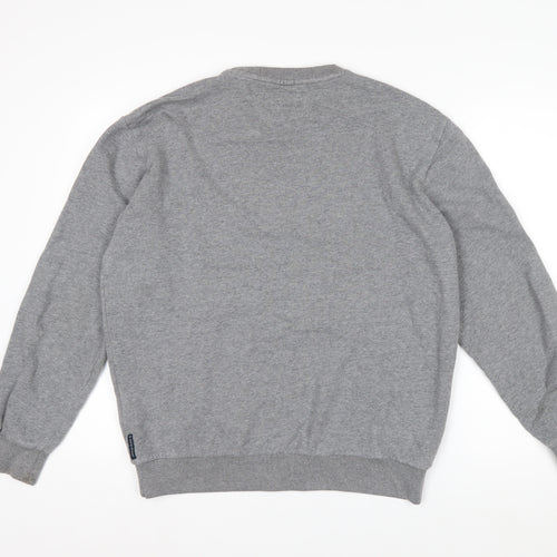 Armani Jeans Men's Grey Crew Neck Pullover Sweatshirt L