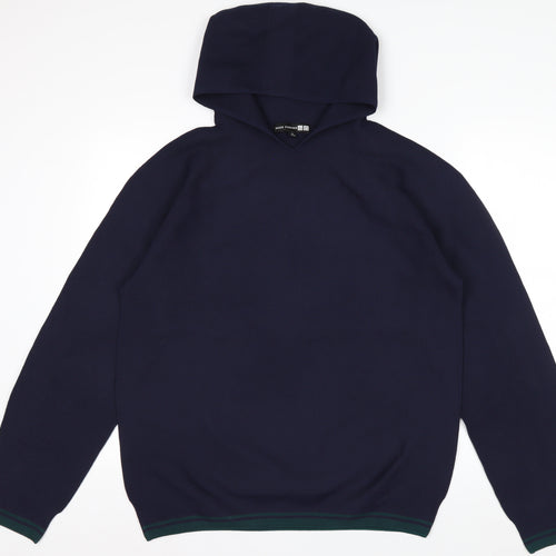 Uniqlo Roger Federer Men's Blue M Pullover Knit Hoodie
