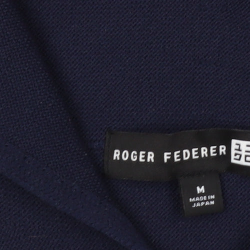 Uniqlo Roger Federer Men's Blue M Pullover Knit Hoodie