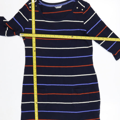 Marks and Spencer Women’s Blue Striped Cotton Tunic Top Size 10