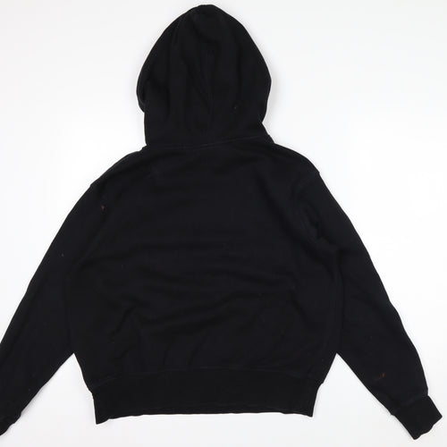 H&M L.O.G.G. Men's Black Friends Pullover Hoodie M Fleece Graphic