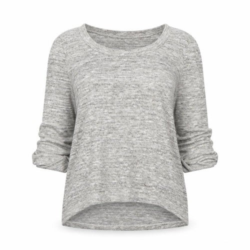 New Look Womens Grey Scoop Neck Knit Pullover Jumper Size 8