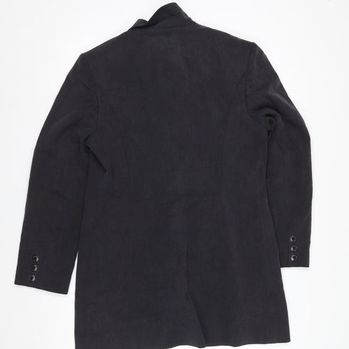 Country Casuals Women Black Size 14 Classic Lined Blazer