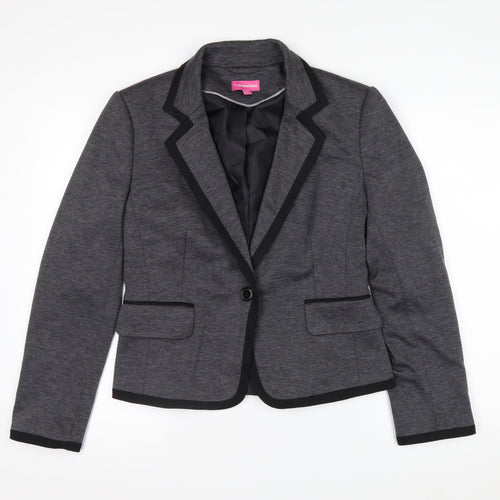 The Department Women's Grey Size 12 Single-Breasted Blazer