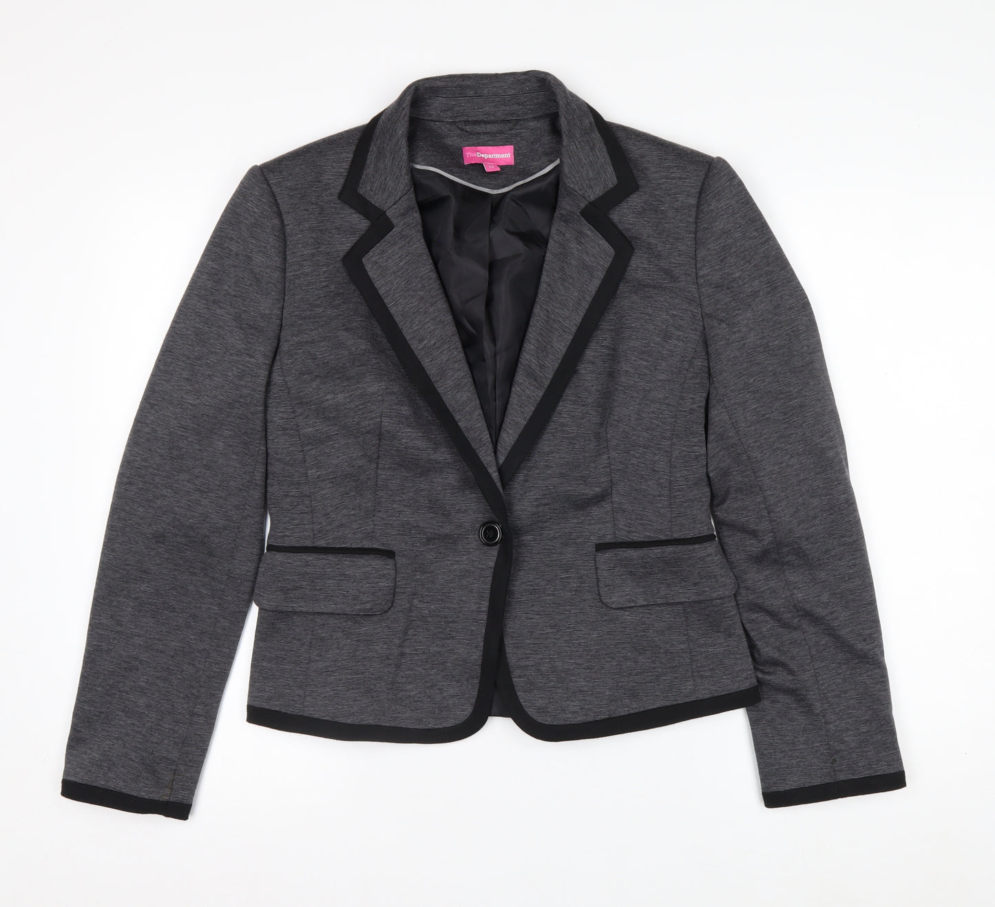 The Department Women's Grey Size 12 Single-Breasted Blazer