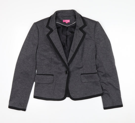 The Department Women's Grey Size 12 Single-Breasted Blazer