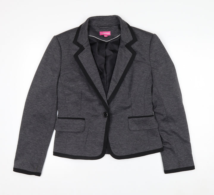 The Department Women's Grey Size 12 Single-Breasted Blazer