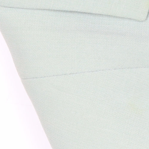 Marcona Women Mint Green Size 16 Classic Single-Breasted Blazer