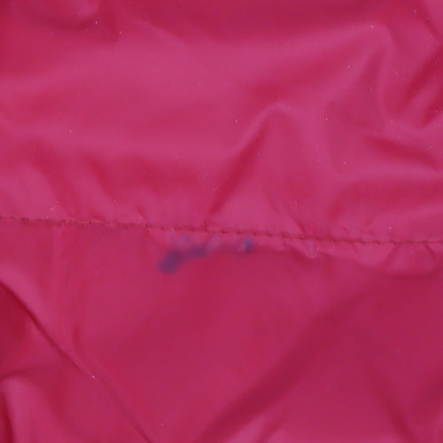 Barbour Womens Red Quilted Puffer Jacket Size 14 Lightweight Autumn Winter