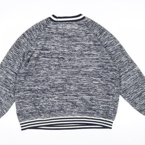 Crew Clothing Company Women's Blue Cotton Crew Neck Jumper Size 12