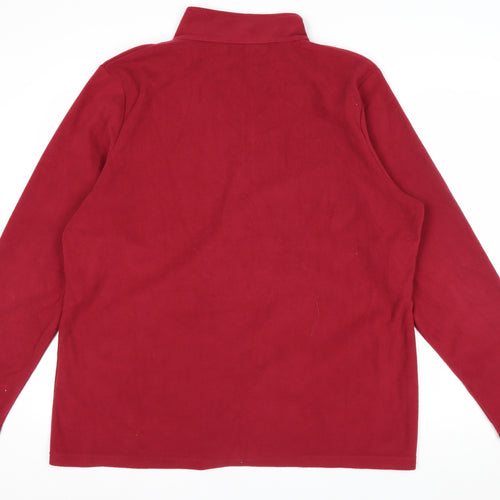 Regatta Men's Red 3XL Fleece 1/4 Zip Pullover Sweatshirt