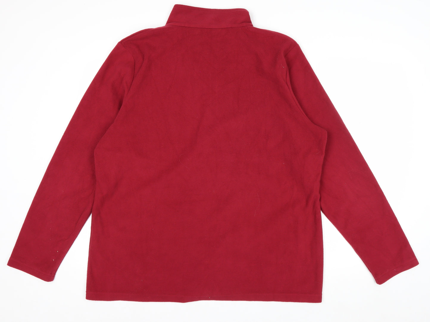 Regatta Men's Red 3XL Fleece 1/4 Zip Pullover Sweatshirt