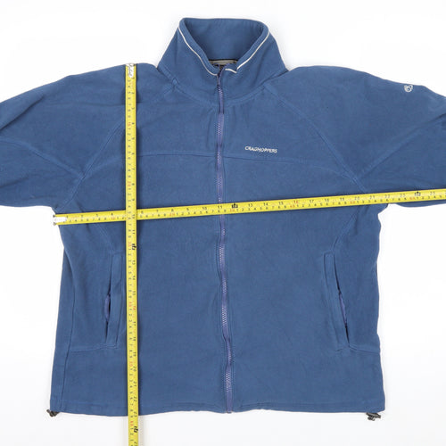 Craghoppers Men Blue Fleece Full Zip Jacket Size L 42in