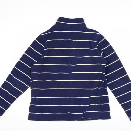 Rohan Womens Navy Striped Fleece Pullover Sweatshirt Size M