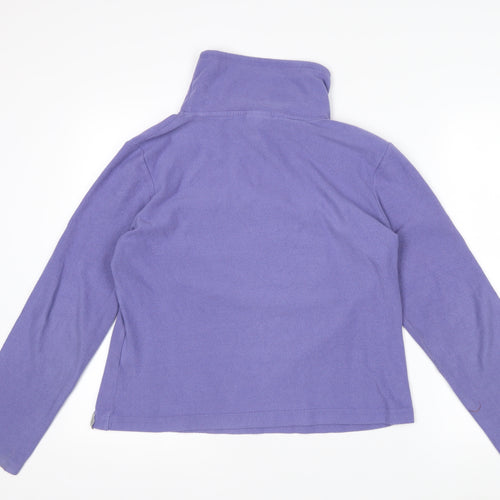 Kickers Womens Purple Fleece Pullover Sweatshirt Size 16