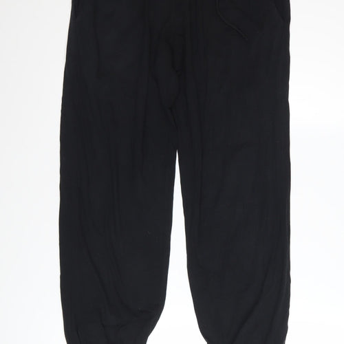 Hush Women’s Black Joggers Size 6 Cotton Blend Pull-On Trousers