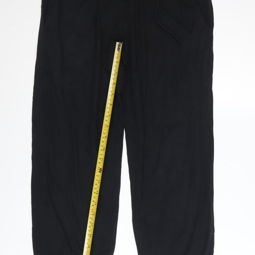 Hush Women’s Black Joggers Size 6 Cotton Blend Pull-On Trousers