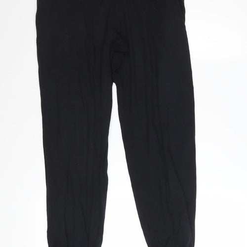 Hush Women’s Black Joggers Size 6 Cotton Blend Pull-On Trousers