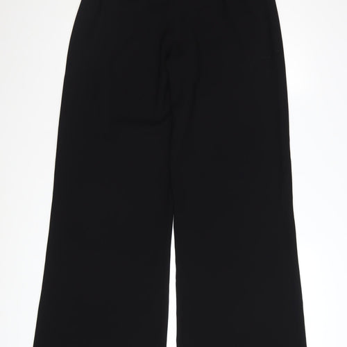 Stills Women's Black Wide-Leg Crepe Trousers Size 10