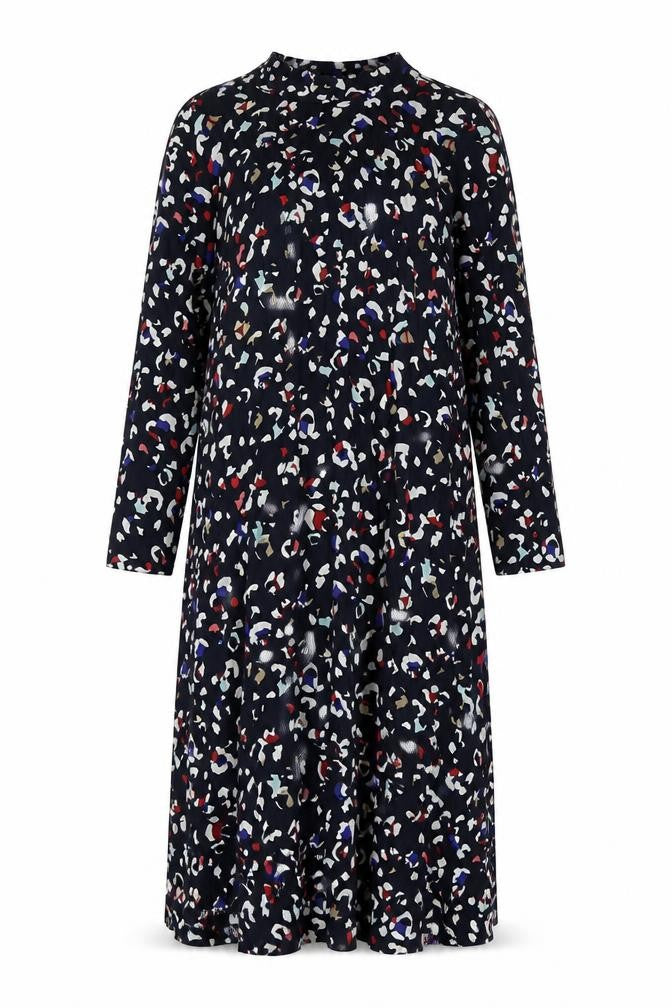 Marks and Spencer Women’s Multicoloured A-Line Midi Dress Size 14