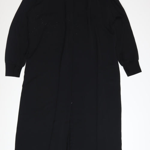 BELKIS Women Black Plus Size 24 Midi Shift Dress