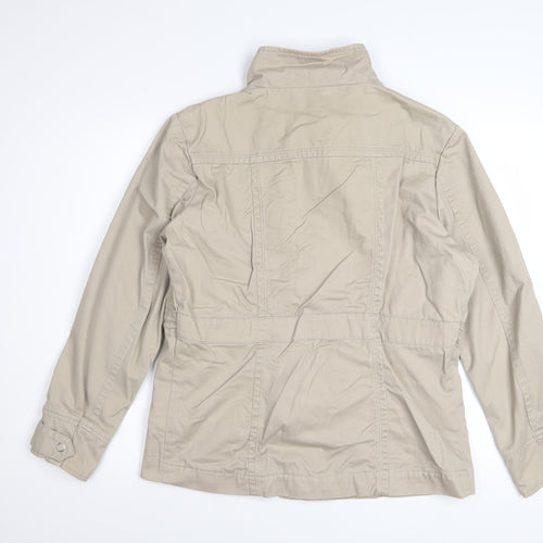 Cotton Traders Women's Beige Cotton Anorak Jacket Size 18