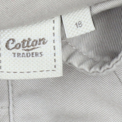 Cotton Traders Women's Beige Cotton Anorak Jacket Size 18