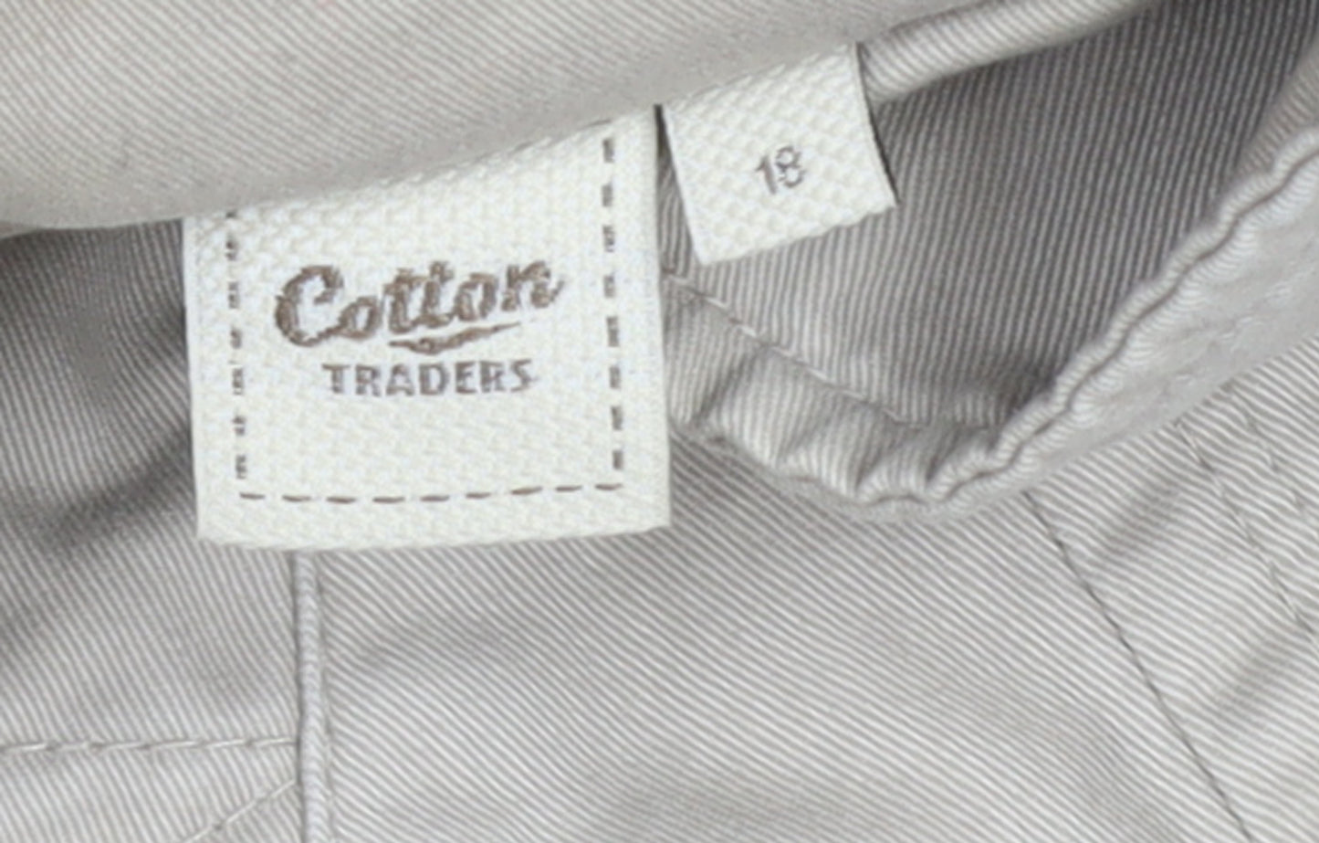 Cotton Traders Women's Beige Cotton Anorak Jacket Size 18