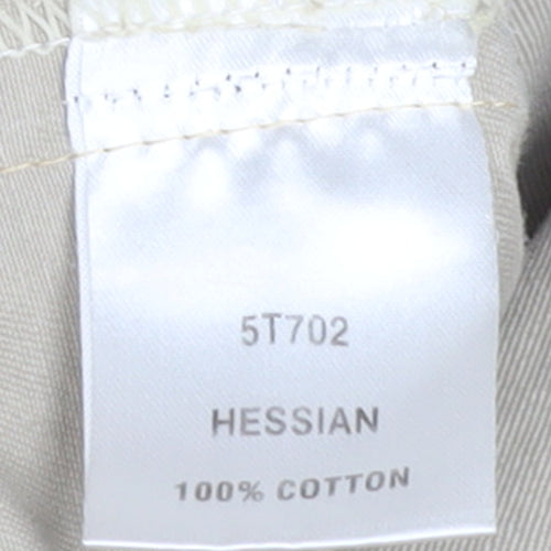 Cotton Traders Women's Beige Cotton Anorak Jacket Size 18