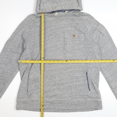 Crew Clothing Co. Men's Grey Medium Pullover Hoodie with Pocket