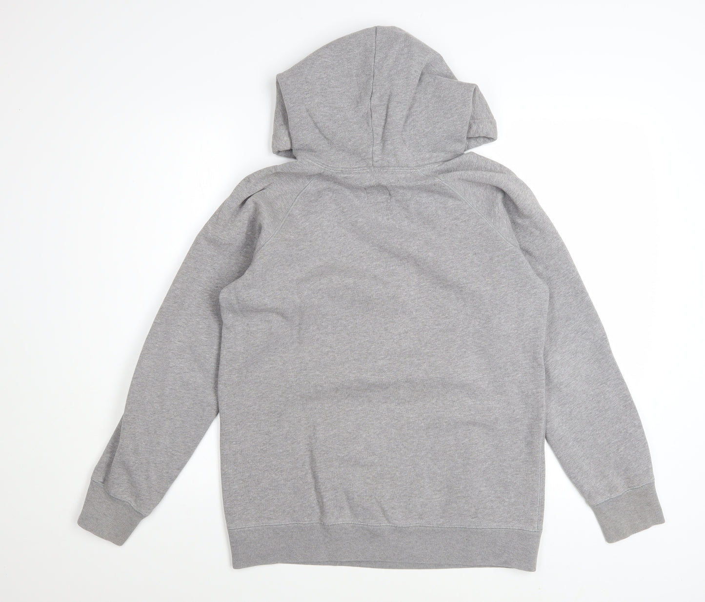 Jack Wills Womens Grey Pullover Hoodie UK 10 Cotton Blend Casual