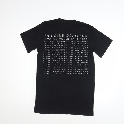 Imagine Dragons Men’s Black Small Evolve Tour 2018 Band T-Shirt