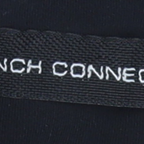 French Connection Men's Black Cotton Short Sleeve Polo M