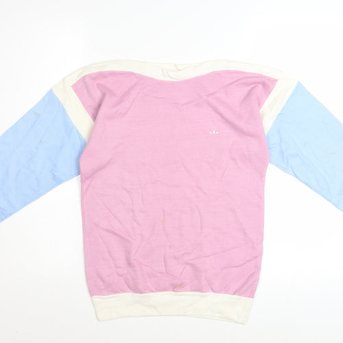 Adidas Women’s Multicoloured Sweatshirt Size 10 Acrylic Pullover