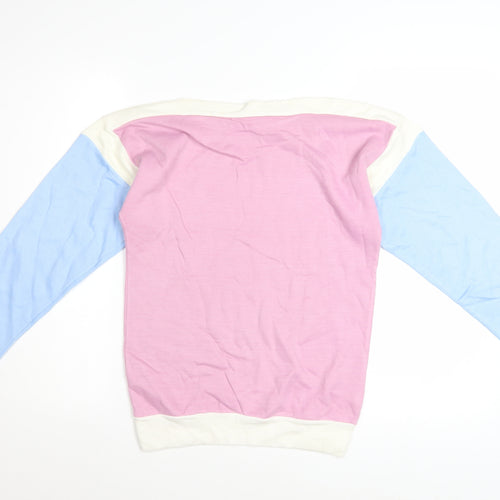 Adidas Women’s Multicoloured Sweatshirt Size 10 Acrylic Pullover