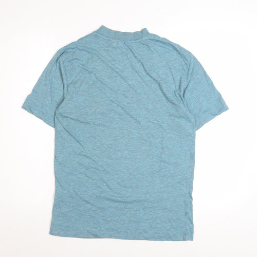 Collusion Women's Blue Basic Short Sleeve T-Shirt Size 2XS