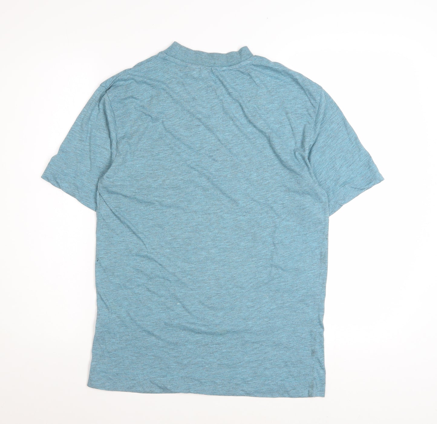Collusion Women's Blue Basic Short Sleeve T-Shirt Size 2XS