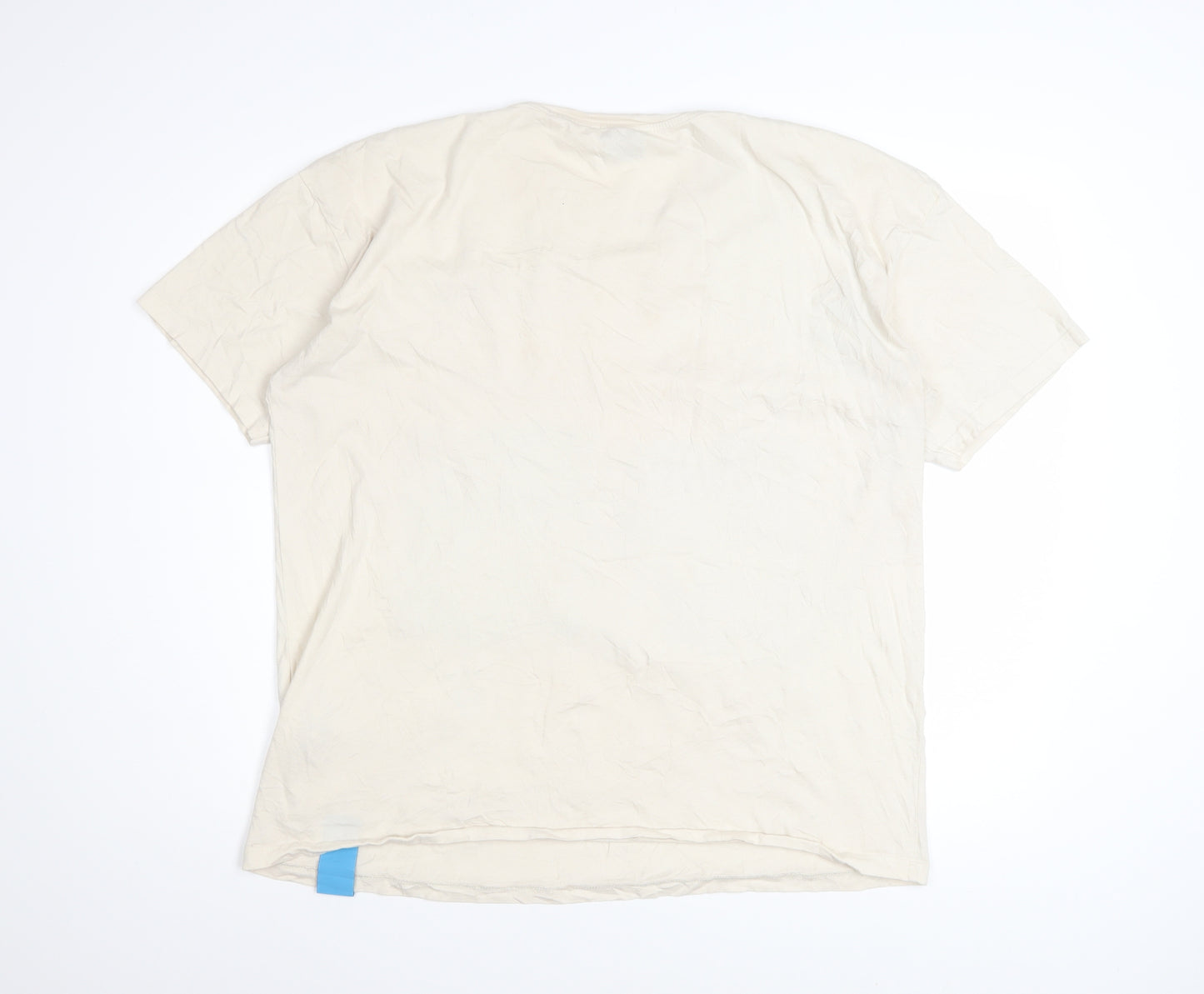 Pull & Bear The Beatles Ivory Women's T-Shirt L Short Sleeve Graphic Retro