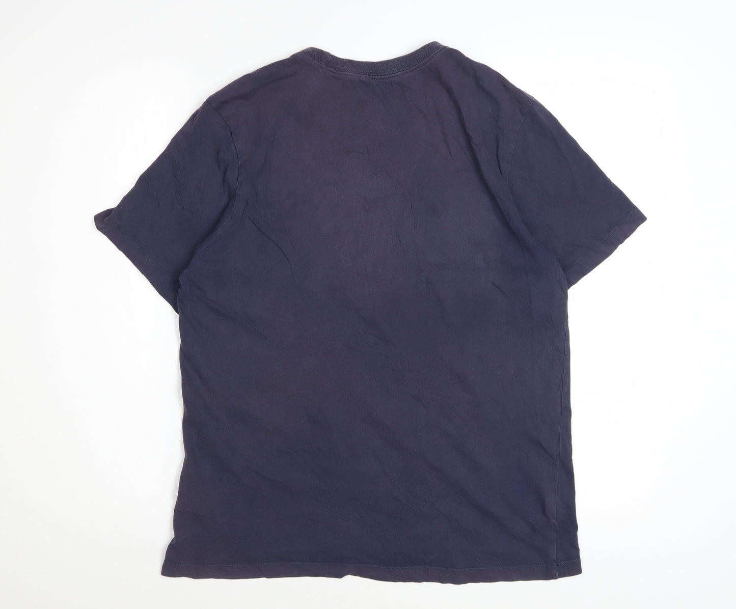 Nike Men's Blue Graphic Logo Sports T-Shirt Size M